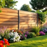 recinzioni in legno naturali e sostenibili che trasformano il tuo giardino, senza l'uso di cemento o metallo. eleganza e rispetto per l'ambiente.