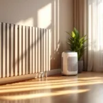 scopri il dispositivo 2 in 1 che combina deumidificatore e purificatore d'aria, eliminando l'umidità e la polvere senza dover asciugare sui termosifoni.