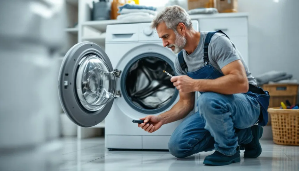 scopri il trucco semplice ed efficace per riparare la lavatrice rumorosa durante la centrifuga, senza bisogno di un tecnico o ricambi.