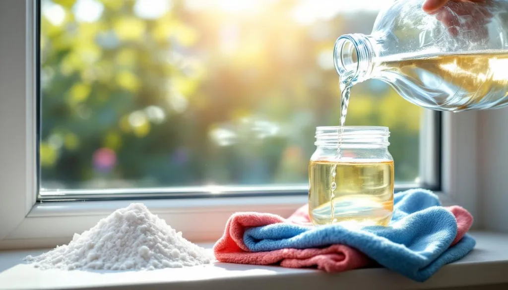 scopri come bicarbonato e aceto possono rendere i vetri perfettamente trasparenti grazie alle loro proprietà pulenti naturali ed efficaci.