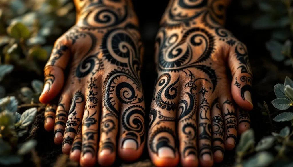 scopri i significati nascosti dietro i tatuaggi maori su mani e piedi e il loro profondo valore culturale e simbolico.