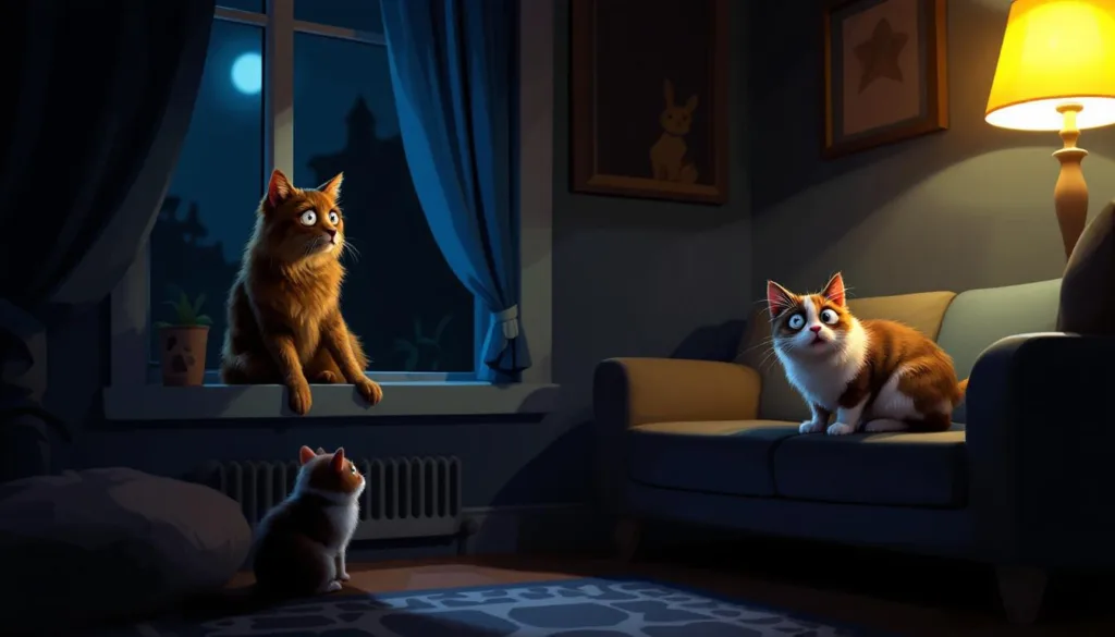 scopri le ragioni per cui i tuoi animali domestici si comportano in modo strano durante la notte e come affrontare questi comportamenti insoliti.