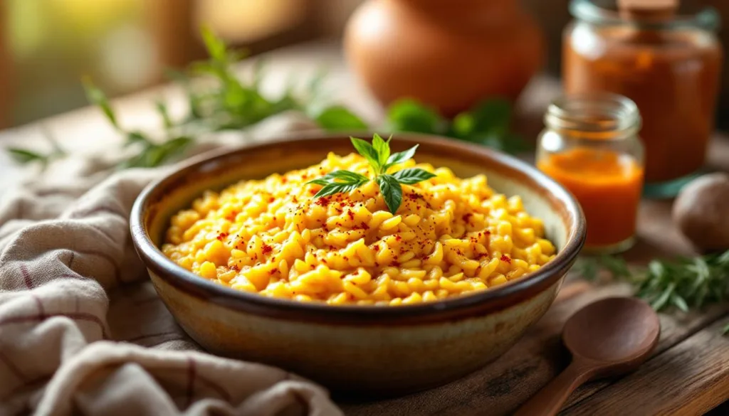 scopri il segreto di un chef per aggiungere lo zafferano al risotto solo alla fine, esaltando aroma e sapore per un piatto perfetto ogni volta.