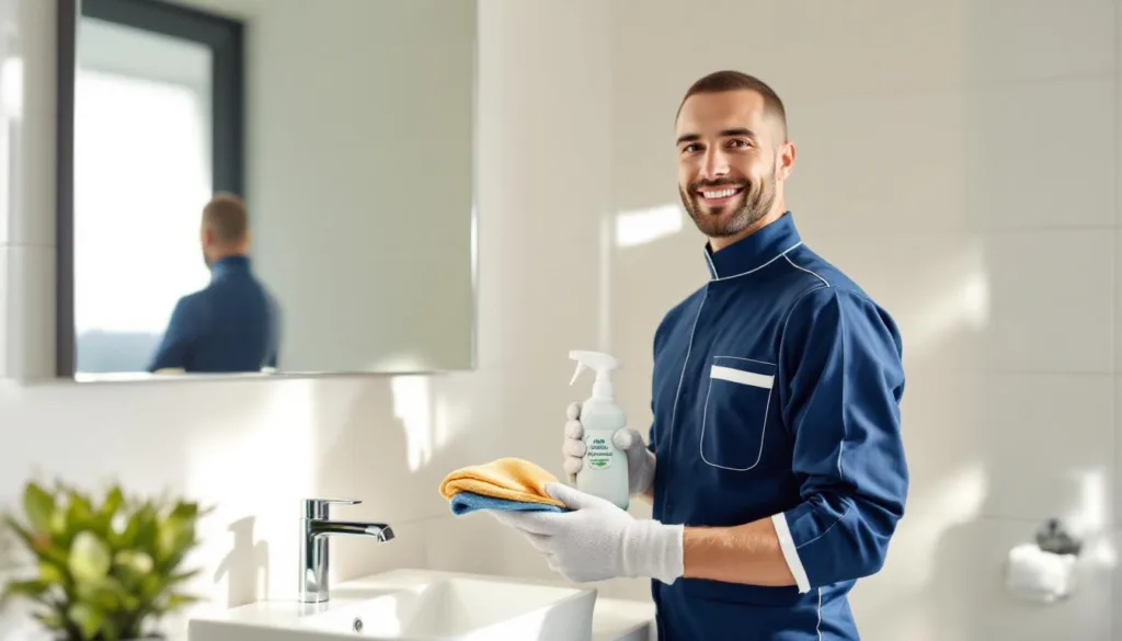 scopri i segreti di un esperto delle pulizie per pulire gli specchi senza aloni e senza usare carta assorbente, ottenendo superfici perfettamente pulite e brillanti.