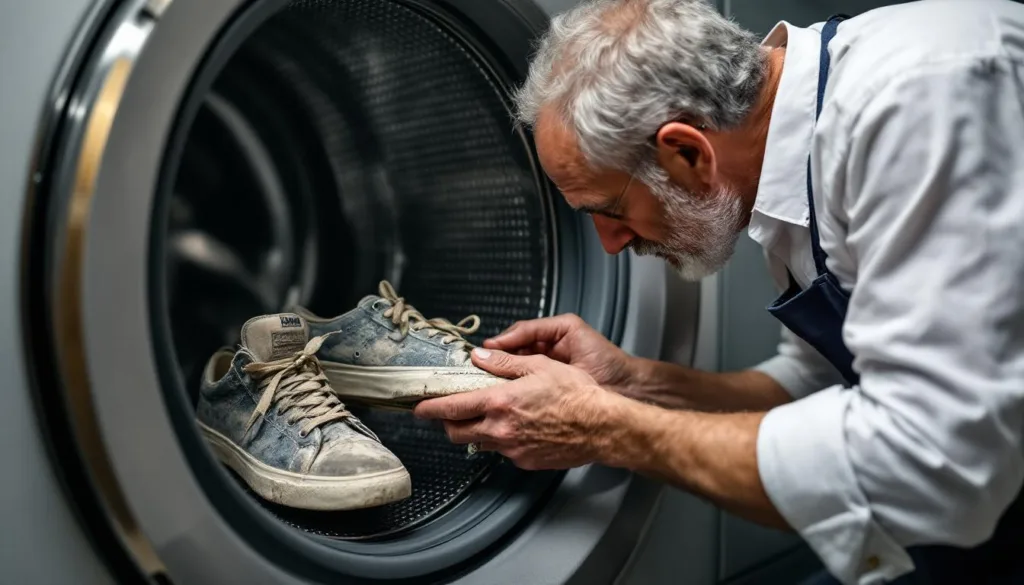 un esperto di bucato svela i motivi per cui le tue scarpe si rovinano in lavatrice e come evitarlo per mantenerle sempre come nuove.