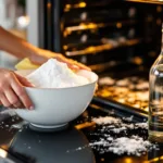 scopri il metodo efficace di una casalinga per pulire il forno incrostato utilizzando solo bicarbonato e aceto, facile e naturale.