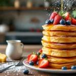 scopri i segreti di una chef per trasformare il panettone avanzato in soffici e deliziosi pancake dolcissimi, ideali per colazioni e dessert originali.