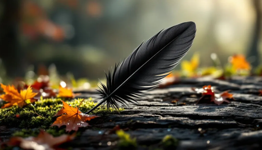 uno psicologo spiega il significato profondo e simbolico di trovare una piuma nera, svelando cosa rappresenta per la mente e lo spirito.