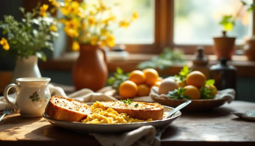 scopri la magia della cucina della nonna con questa semplice ricetta di uova e pane, che riporta alla dolce nostalgia dell'infanzia.