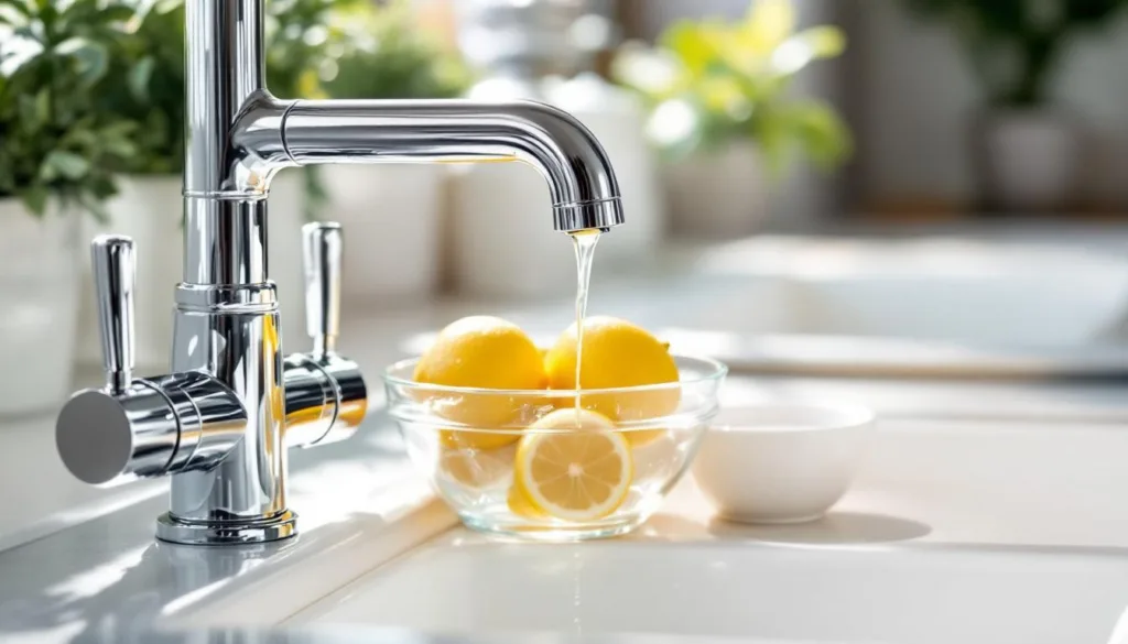 scopri il trucco con aceto e limone per far brillare i rubinetti in pochi minuti, rendendoli puliti e splendenti senza fatica.