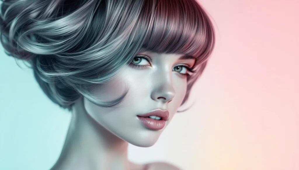 scopri il taglio farfalla, l'acconciatura senza scalatura né frangia che dona volume e movimento ai capelli, perfetta per uno stile naturale e fresco.