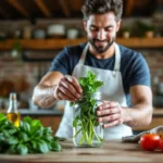 scopri i segreti di un cuoco per conservare il basilico fresco per settimane, mantenendo tutto il suo aroma e sapore in modo semplice ed efficace.