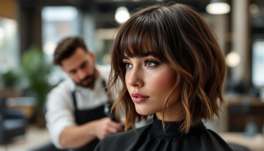 scopri dal parrucchiere perché il carrè scalato con frangia si danneggia dopo solo 3 settimane e come mantenere il tuo taglio perfetto più a lungo.