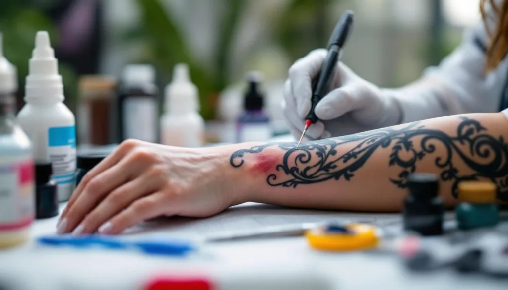 una tatuatrice spiega i motivi per cui i tatuaggi sull'avambraccio femminile tendono a guarire male e offre consigli per una corretta cura.